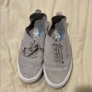 Vans Gray Sneakers Casual suede EUC